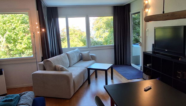 Apartment mit 1 Schlafzimmer in Aeschi bei Spiez mit garten - Foto 4
