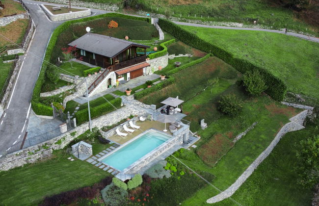 Casa de 3 quartos em Cerano d'Intelvi com piscina privada e jardim - Foto 6
