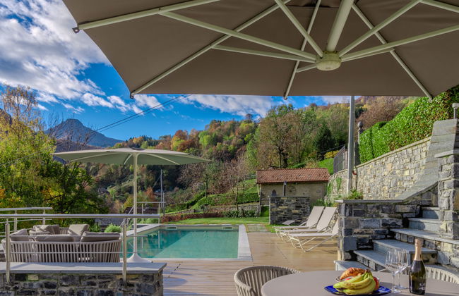 Casa de 3 quartos em Cerano d'Intelvi com piscina privada e jardim - Foto 3