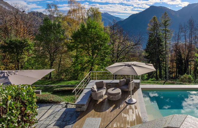 Casa de 3 quartos em Cerano d'Intelvi com piscina privada e jardim - Foto 30