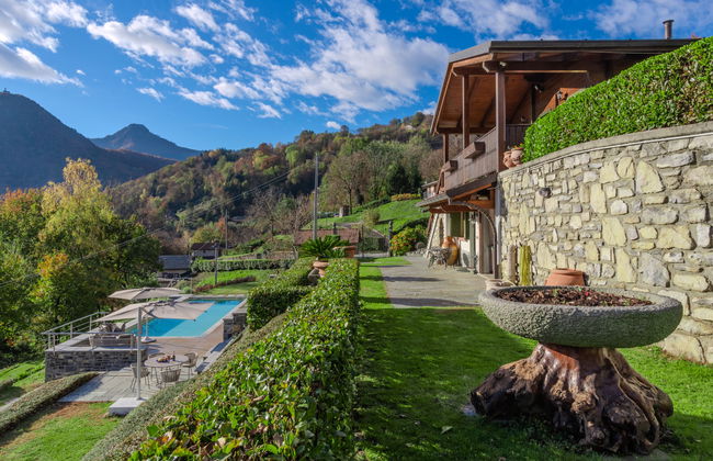 Casa de 3 quartos em Cerano d'Intelvi com piscina privada e jardim - Foto 2