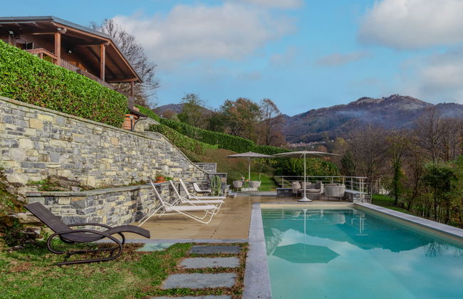 Casa de 3 quartos em Cerano d'Intelvi com piscina privada e jardim - Foto 28