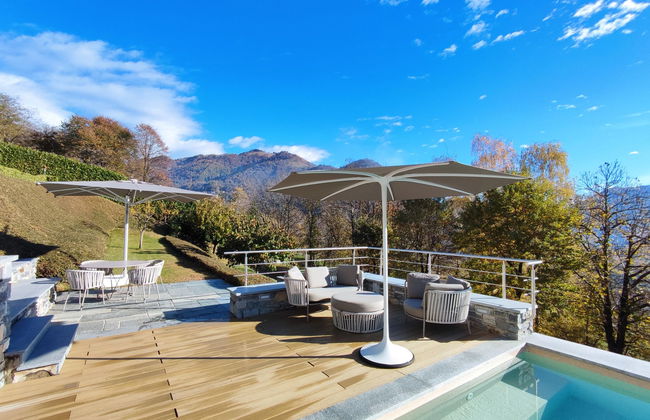 Casa de 3 quartos em Cerano d'Intelvi com piscina privada e jardim - Foto 4