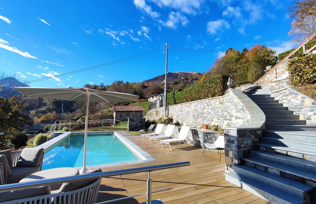 Casa de 3 quartos em Cerano d'Intelvi com piscina privada e jardim - Foto 29