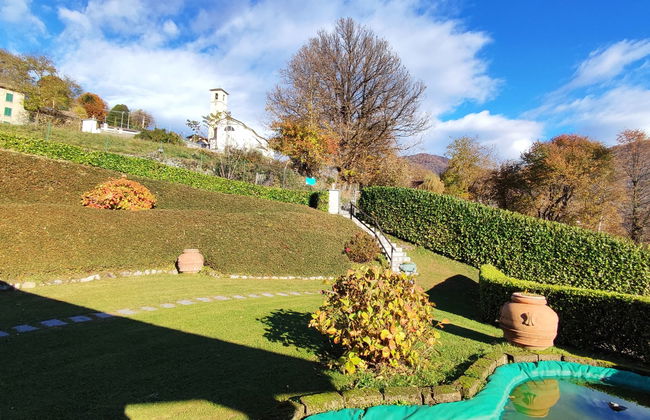 Casa de 3 quartos em Cerano d'Intelvi com piscina privada e jardim - Foto 34