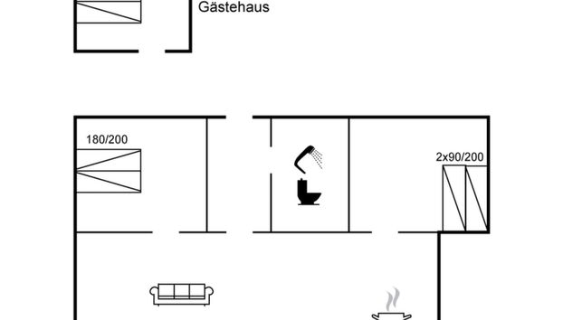 Casa con 2 camere da letto a Fårevejle con terrazza - Foto 2