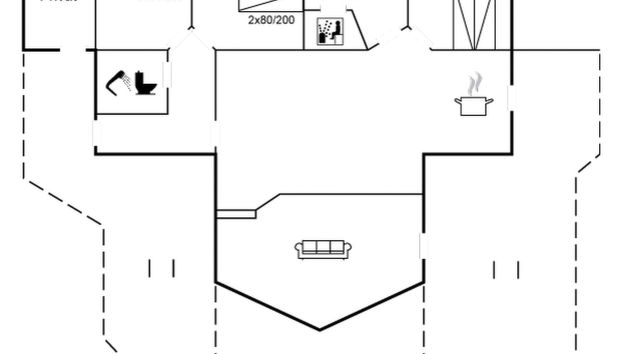 Casa de 3 quartos em Fur com terraço e sauna - Foto 2