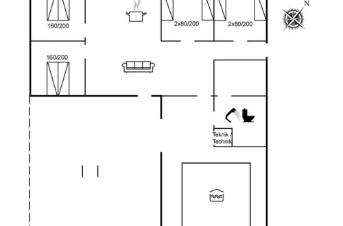 Foto 33 - Haus mit 4 Schlafzimmern in Løkken mit privater pool und terrasse