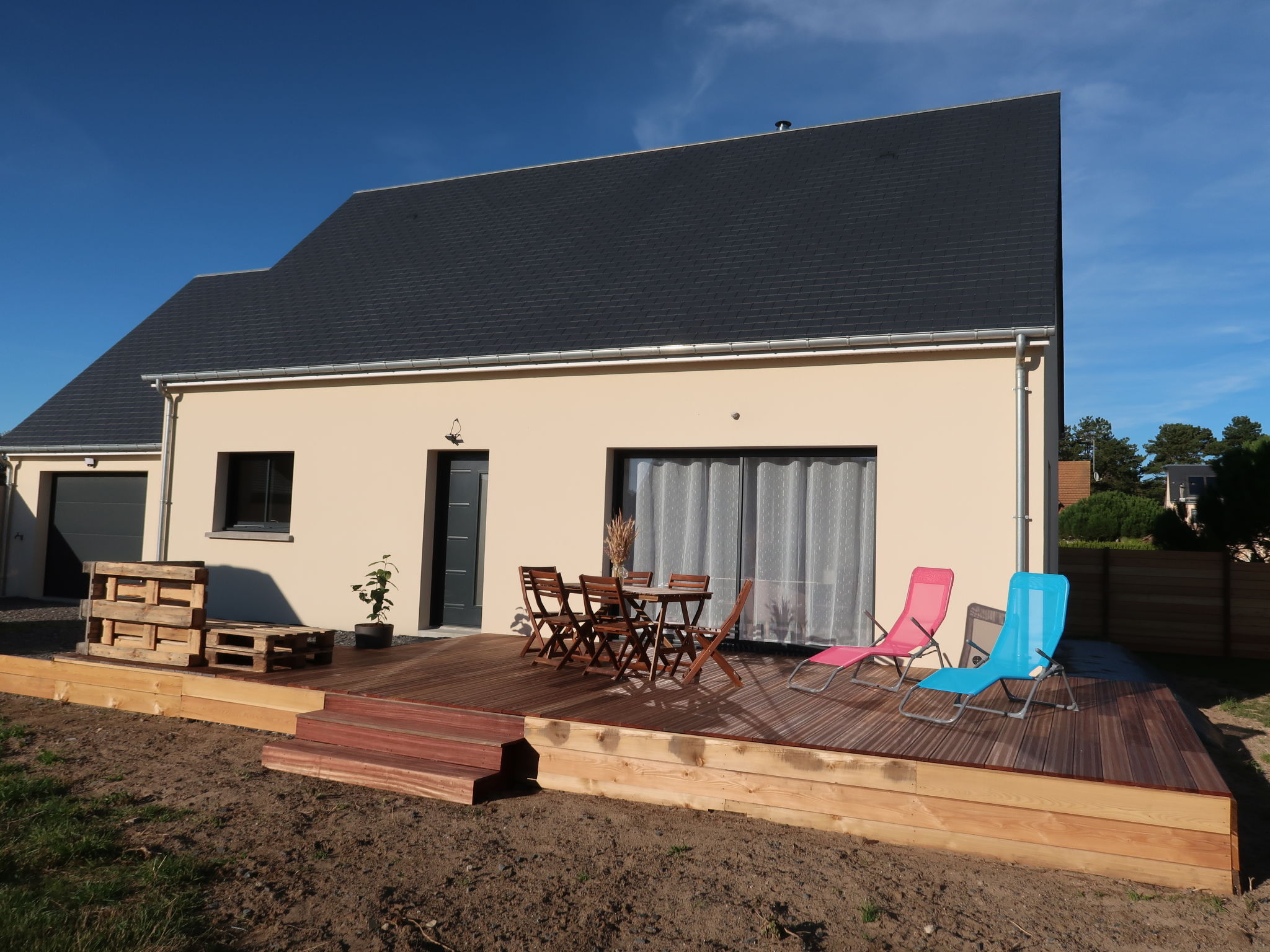 Foto 1 - Casa de 2 quartos em Barneville-Carteret com terraço e vistas do mar