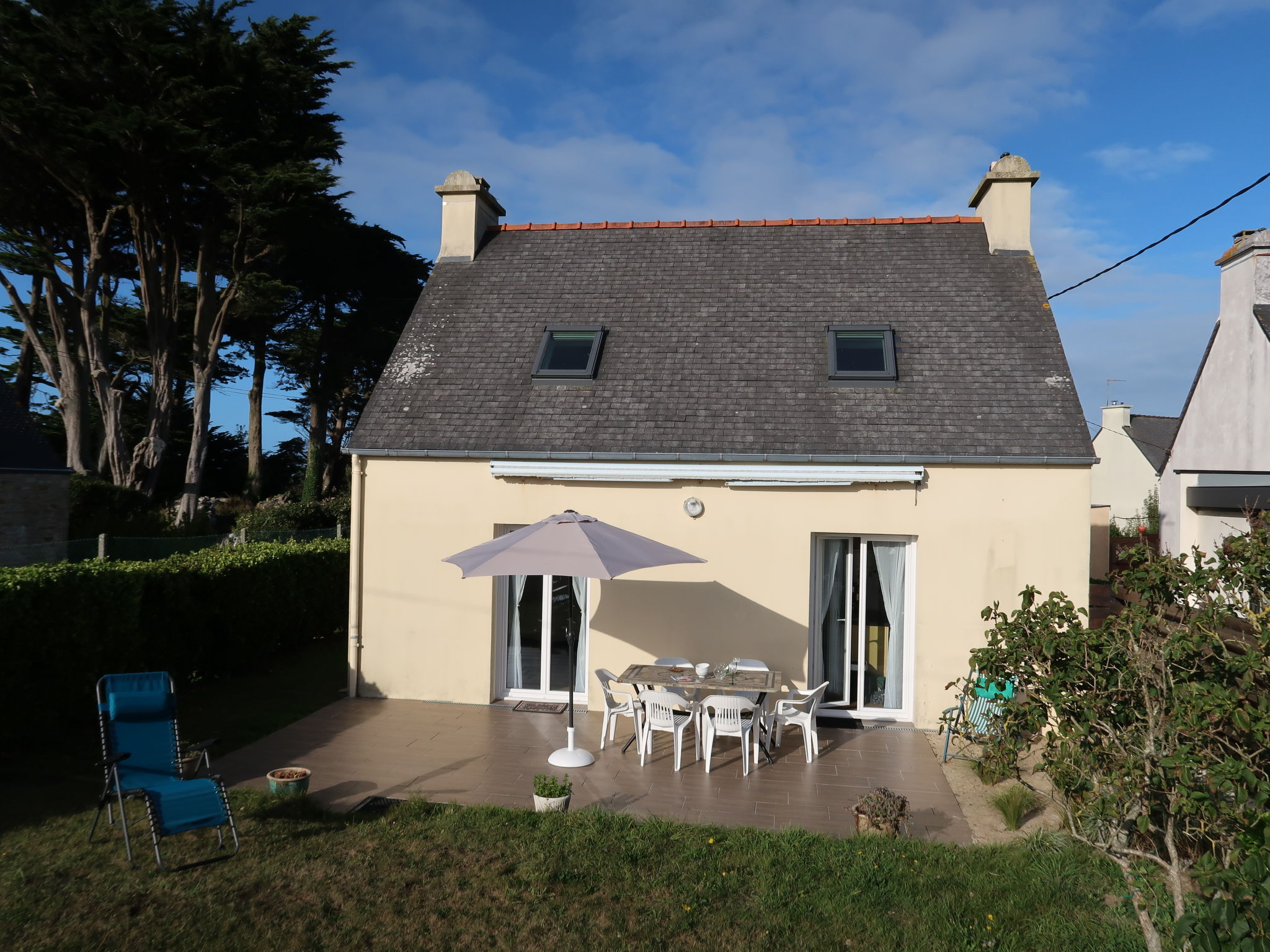 Foto 4 - Casa de 2 quartos em Saint-Pabu com terraço e vistas do mar