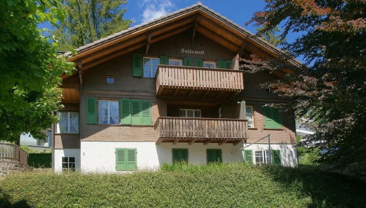 Photo 1 - Appartement de 3 chambres à Adelboden avec jardin