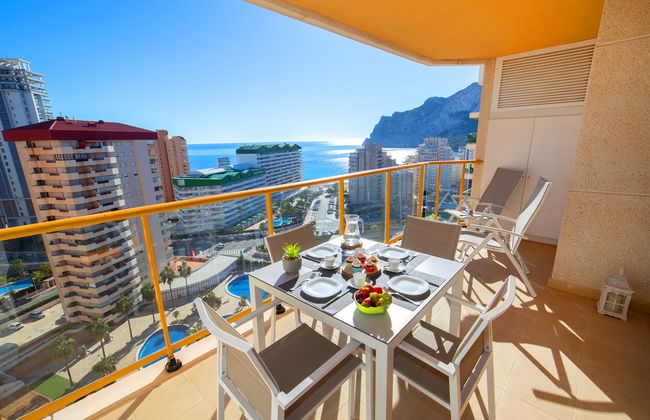 Appartamento con 2 camere da letto a Calp con piscina e giardino - Foto 7