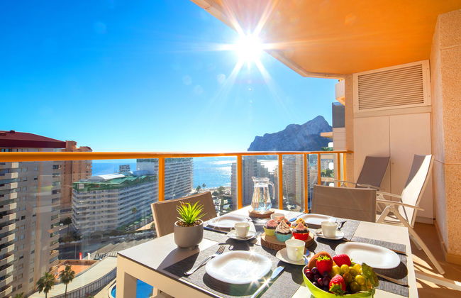 Appartamento con 2 camere da letto a Calp con piscina e giardino - Foto 6