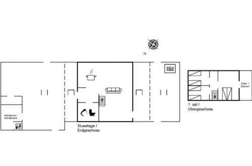 Photo 2 - Maison de 3 chambres à Hals avec terrasse et sauna