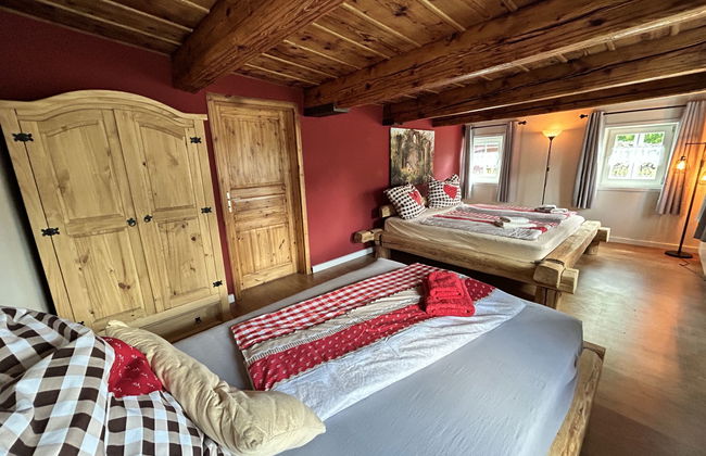 Apartamento de 2 quartos em Großschönau com jardim e sauna - Foto 15