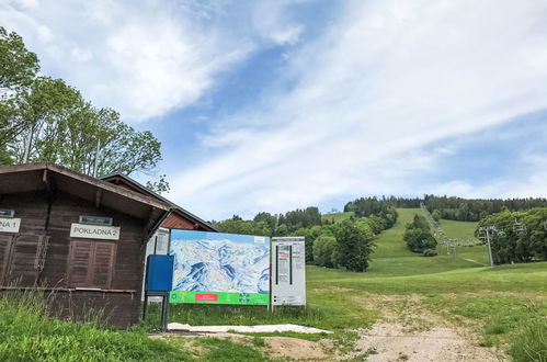 Foto 40 - Haus mit 9 Schlafzimmern in Černý Důl mit blick auf die berge