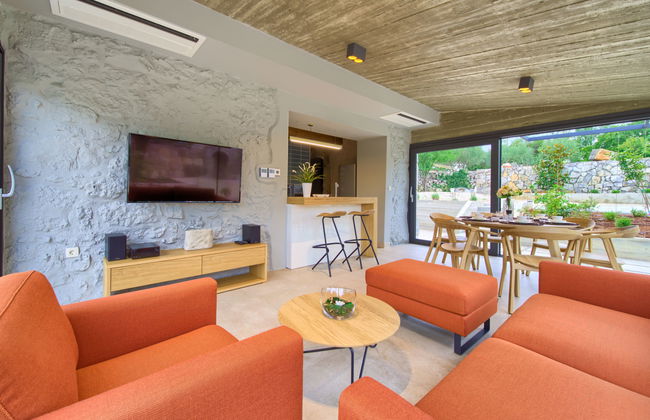 Casa de 6 quartos em Krk com piscina privada e jardim - Foto 35