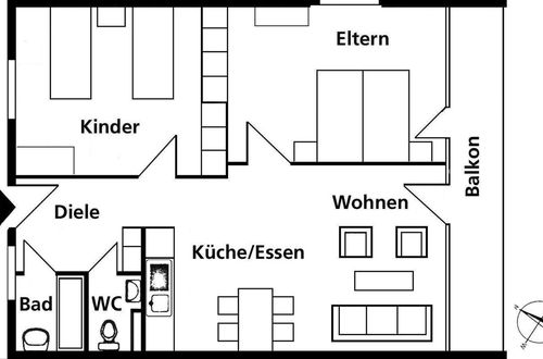 Foto 20 - Apartment mit 2 Schlafzimmern in Vaz/Obervaz