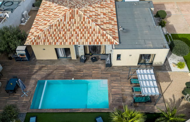Casa de 5 quartos em Lecci com piscina privada e jardim - Foto 6