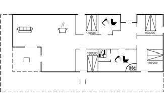 Foto 2 - Casa de 4 quartos em Aakirkeby com terraço e sauna