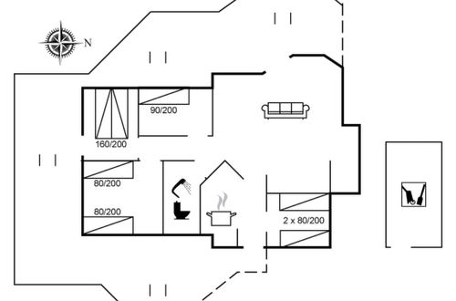 Foto 2 - Casa de 4 quartos em Hasle com terraço