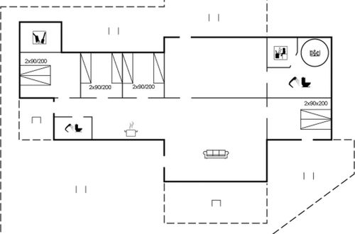 Foto 2 - Casa de 4 quartos em Løkken com terraço e sauna
