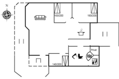 Foto 25 - Casa con 3 camere da letto a Løkken con terrazza e sauna