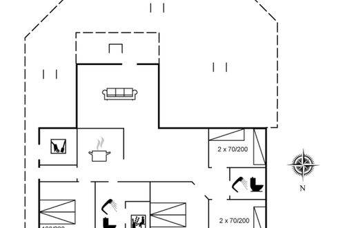 Photo 2 - Maison de 4 chambres à Løkken avec terrasse et sauna