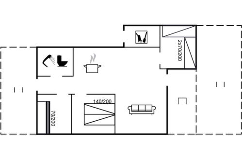 Foto 12 - Casa de 3 quartos em Løkken com terraço