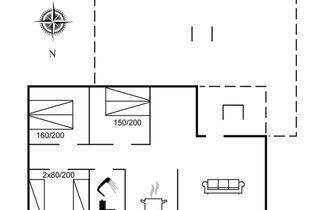 Foto 2 - Casa de 3 quartos em Aakirkeby com terraço