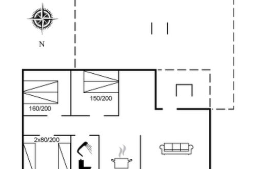 Foto 27 - Haus mit 3 Schlafzimmern in Aakirkeby mit terrasse
