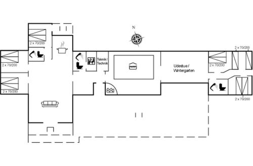 Foto 2 - Haus mit 6 Schlafzimmern in Nykøbing Sj mit privater pool und terrasse