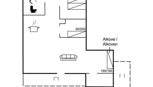 Haus mit 2 Schlafzimmern in Frøstrup mit terrasse - Foto 2