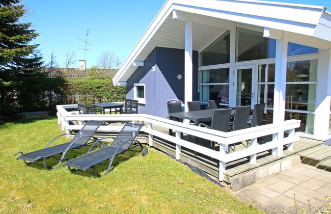 Casa de 3 quartos em Flovt Strand com terraço - Foto 1