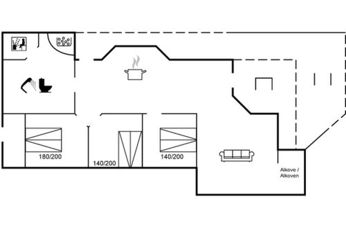 Foto 37 - Casa con 3 camere da letto a Ålbæk con terrazza e sauna