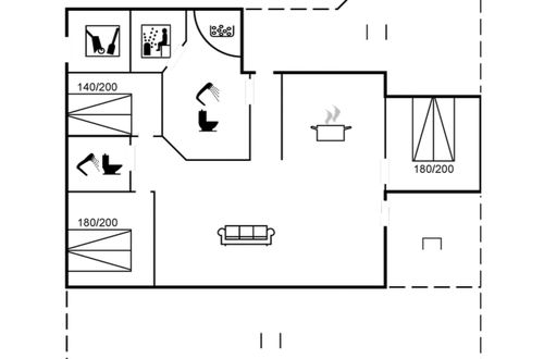 Foto 2 - Casa con 3 camere da letto a Blokhus con terrazza e sauna