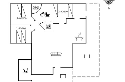 Photo 32 - 3 bedroom House in Hirtshals with terrace and sauna