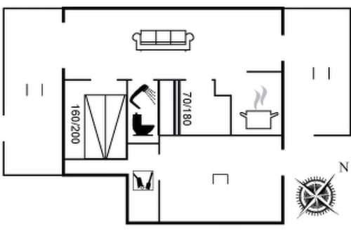 Foto 18 - Haus mit 2 Schlafzimmern in Harrerenden mit terrasse