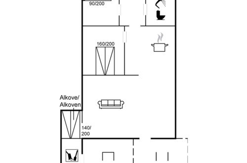 Foto 2 - Casa con 2 camere da letto a Skjern con terrazza