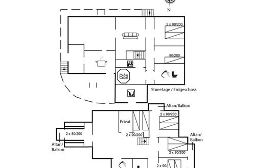 Photo 31 - 7 bedroom House in Hirtshals with terrace and sauna