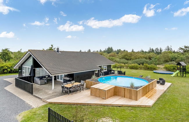 Casa de 3 quartos em Brovst com piscina privada e terraço - Foto 17