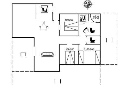 Foto 34 - Haus mit 3 Schlafzimmern in Brovst mit privater pool und terrasse