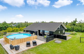 Foto 1 - Casa de 3 quartos em Brovst com piscina privada e terraço