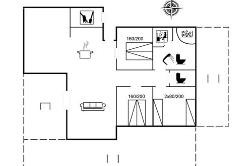 Foto 2 - Casa con 3 camere da letto a Brovst con piscina privata e terrazza