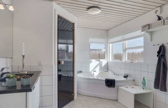 Casa de 3 quartos em Brovst com piscina privada e terraço - Foto 28