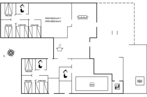 Foto 46 - Haus mit 7 Schlafzimmern in Hvide Sande mit privater pool und terrasse