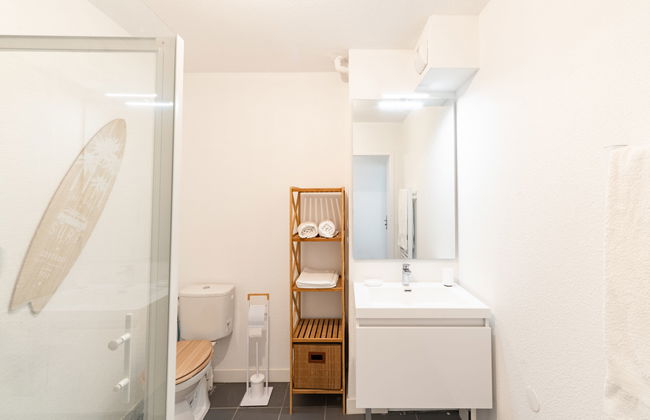 Apartment mit 2 Schlafzimmern in Mimizan mit schwimmbad und terrasse - Foto 6