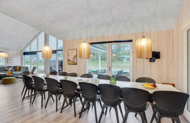 Casa de 7 quartos em Spøttrup com piscina privada e terraço - Foto 13
