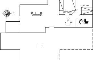 Foto 2 - Casa de 2 quartos em Sæby com terraço