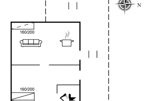 Foto 2 - Apartamento de 1 quarto em Klitmøller com terraço